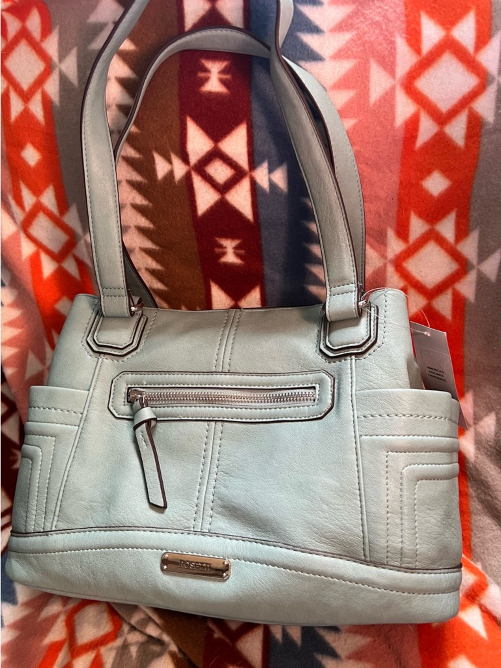 Rossetti Deep Mint - Women's Shoulder Bag Satchel